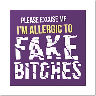 I'm Allergic Posters and Art